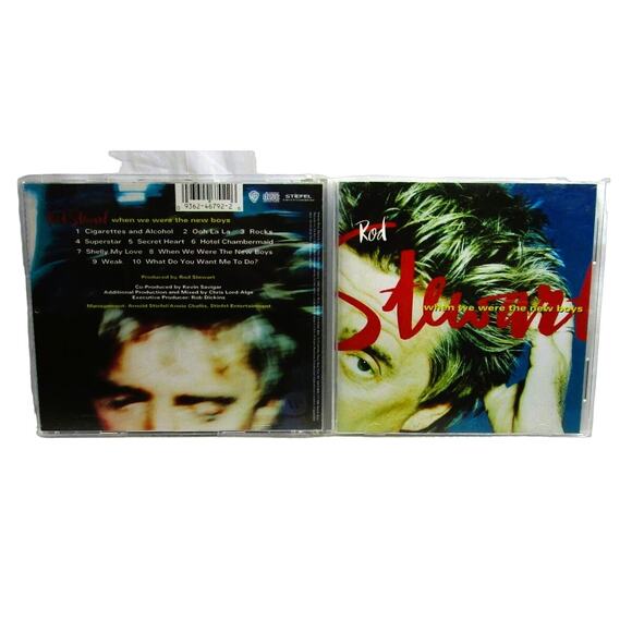 WHEN WE WERE THE NEW BOYS (1998) Rod Stewart Music CD Warner Brothers Rock - Picture 3 of 3